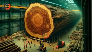 Rare Plants Are More Valuable Than Gold! Large Wood Processing Process | From start to Finish