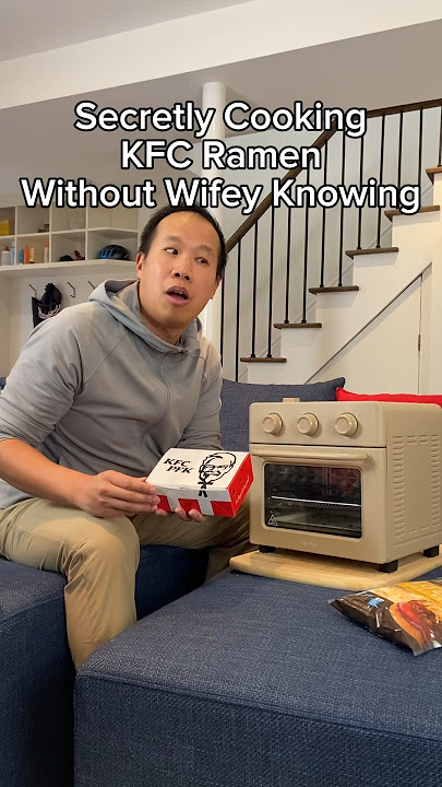 Making KFC Ramen Without Wifey Finding Out 🤣