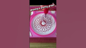 What does this pattern resemble🤔??? Magic Ruler Small ruler, big wisdom #Spirograph