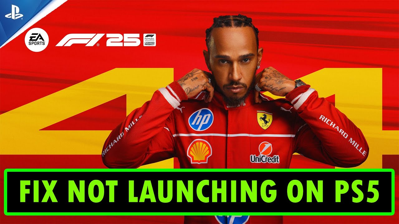 How To Fix F1 25 Won't Launch/Not Launching Error on PS5