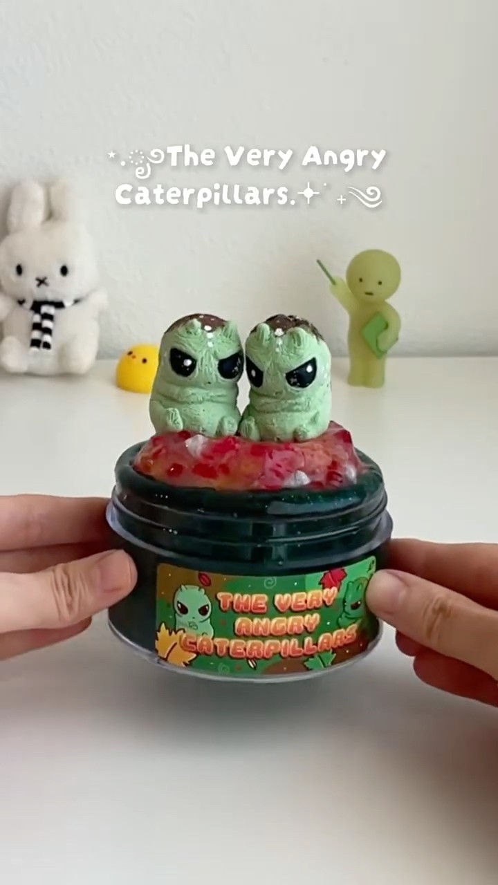 The Very Angry Caterpillar Slime - YouTube