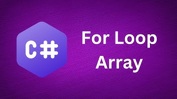 C# Tutorial (Bahasa indonesia): For Loop Array