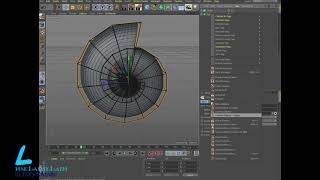 Abstract shell animation tutorial Cinema 4D