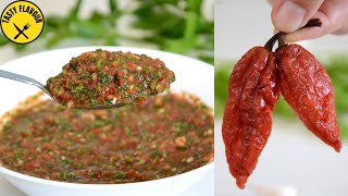 SUPER HOT AND TASTY CHILLI 🌶 | SPICY CHILLI RECIPE | KING CHILLI CHUTNEY | HOMEMADE CHILLI