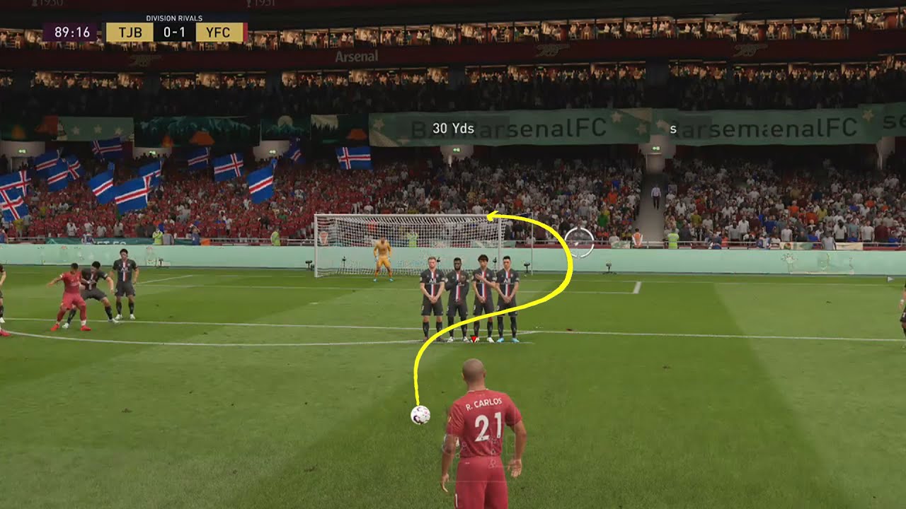 FIFA 20 TOP 10 Outstanding Curved Free Kick Goals YouTube