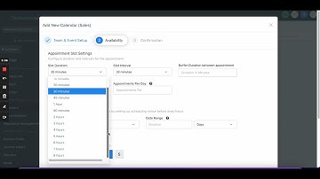 Calendar Setup in Automate365