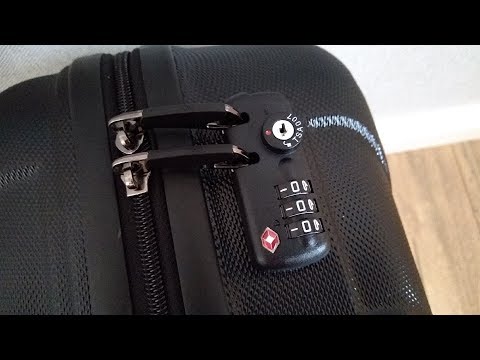 TSA lock reset tsa007 code lock tutorial / TSA Schloss einstellen Zahlencode Code ändern wechseln