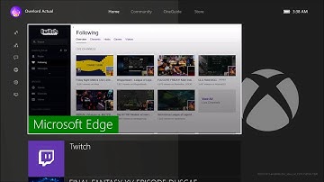Checking out YouTube & Twitch on Microsoft Edge browser on Xbox One