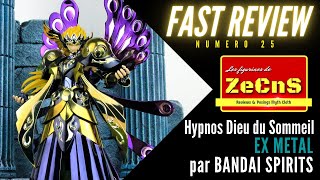Saint Seiya Myth Cloth - ZeCnS Fast Review - Hypnos EX Metal Bandai Spirits Review