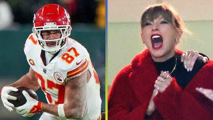 Taylor Swift Supports Travis Kelce Alongside Brittany Mahomes - YouTube