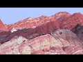 Paysages magnifiques du relief de danxia color  zhangye au gansucctv franais