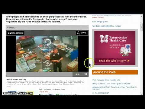 GGN- Police Raid Health Food Store for Raw Milk