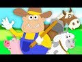 El viejo Macdonald tenía una granja | granja canción | Old Macdonald | Songs For Childrens