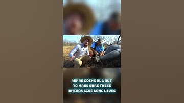 Daring Helicopter Mission: Saving Rhinos with High-Tech Gear