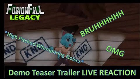 Fusionfall Legacy: Demo Trailer Live Reaction!