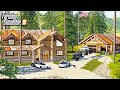 BILLIONAIRE'S LUXURY CABIN BUILD! (BUILT FROM SCRATCH ON MOUNTAIN) | FARMING SIMULATOR 2019