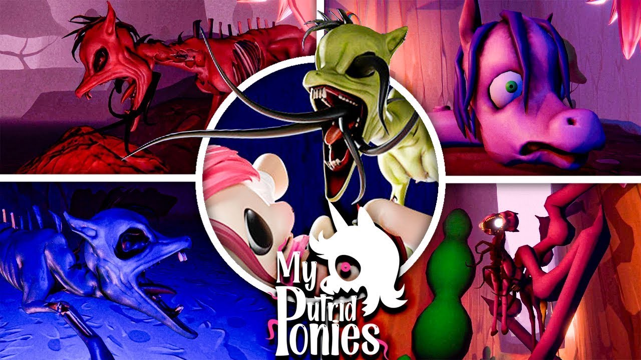 My Putrid Ponies - All Jumpscares & All Bosses