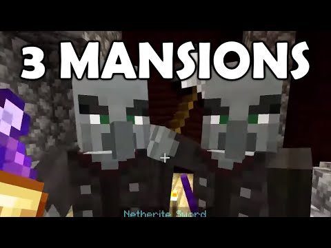 THREE WOODLAND MANSIONS in Minecraft Bedrock Edition on Nintendo Switch