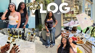 A Day In New Orleans: meeting my internet friend🎀(first collab)|my POV, grwm, brunch,perfume making 