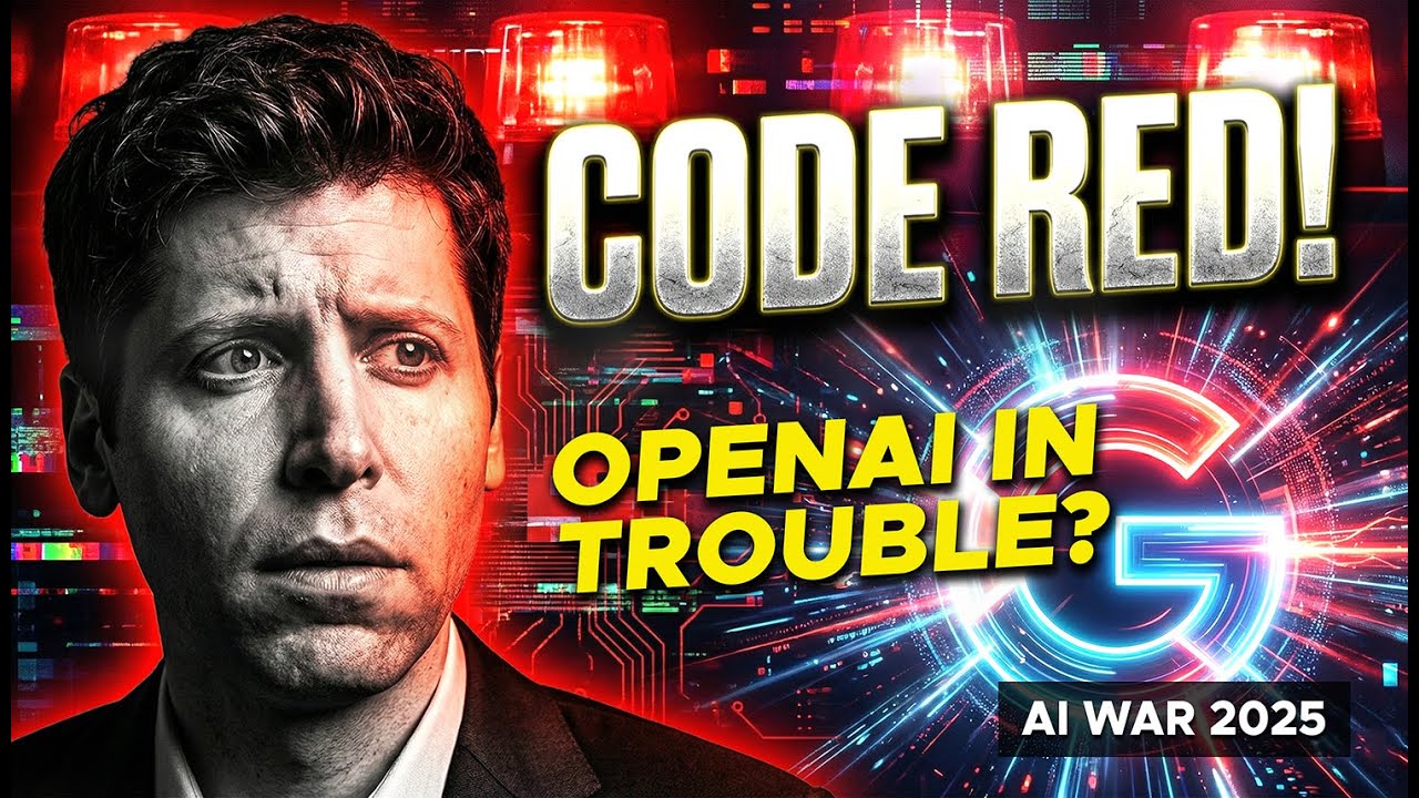 Google Strikes Back! OpenAI Declares CODE RED | Gemini 3 vs ChatGPT War ...
