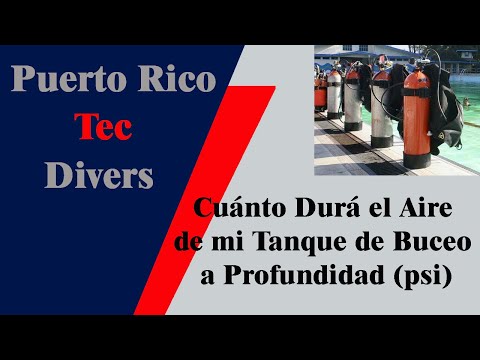 Video: ¿Cuánto tiempo dura el aire en un tanque de buceo?