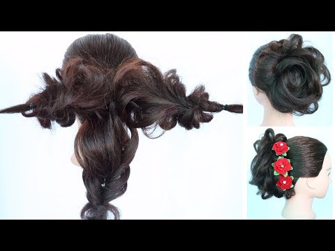 Super Messy Bun Trick || Messy Updo Hairstyle || Juda Hairstyle || Updo Hairstyles || Hairstyle