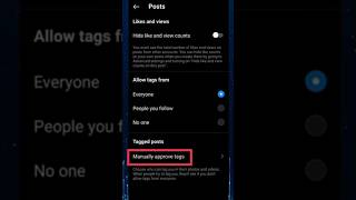 how to hide tags on Instagram/ manually control tags on Instagram/ hide tagged photos on Instagram screenshot 2