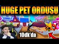 Huge Pet Ordusu Kurdum - Huge Pete Büyü Bastım / Roblox Fighting Legends