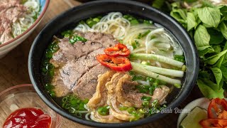 สูตรก๋วยเตี๋ยวเนื้อเวียดนามที่สมบูรณ์แบบหรือที่เรียกว่า PHO BO