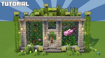 Minecraft: How to Build a Beautiful Axolotl Aquarium