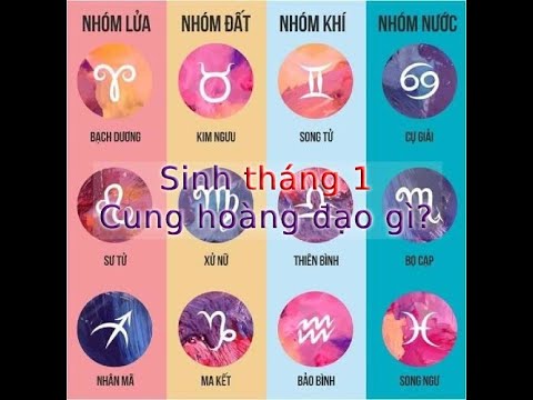 Video Người sinh THÁNG 1 thuộc CUNG GÌ? Tính cách, tình yêu,... - youtube