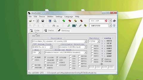 PIC programming PIC18F2550 by simple RS232 programmer