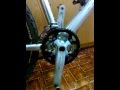 Shimano FC-M590 Deore crank with Accent BB-EX spinning
