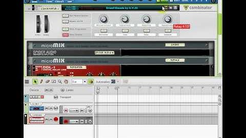 Drum FX combinator in Reason w/download