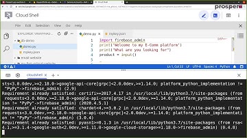 Initializing Firebase with service accounts - Google Cloud Online Bootcamp - Part - 41