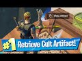 Retrieve the Cult Artifact from the Spire for Raz Location - Fortnite