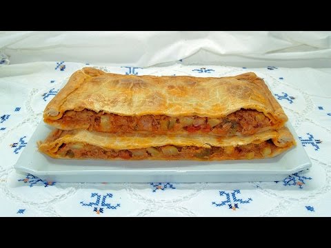 Empanada de pisto y atún