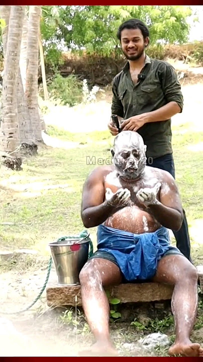full video link👆shampoo prank with meesai mani 🤣😅 #madurai20 #funny #trending