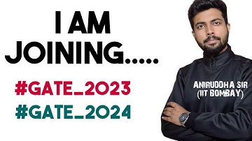 GATE 2023 | I am joining... | Aniruddha Sir | IIT Bombay | #gate2023 #unacademy @TheCivilGuruji