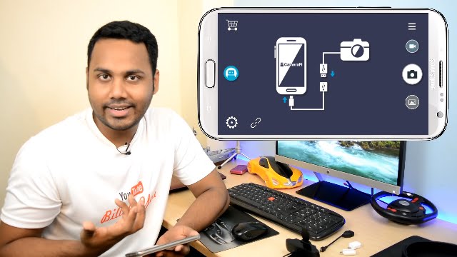 how to connect android mobile camera as web camera