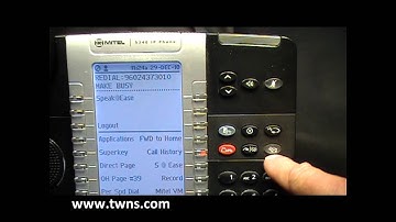 Mitel 5340 Fixed keys over-view.wmv