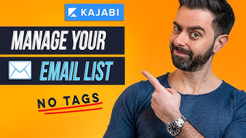 Kajabi CRM: managing an email list without tags in Kajabi