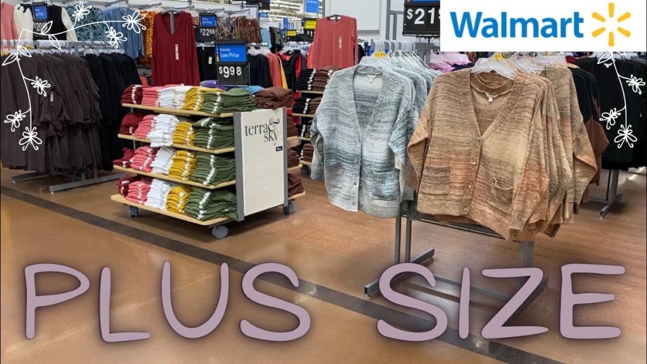 🤩SHOPPING THE ENTIRE PLUS SIZE SECTION AT WALMART‼️WALMART SHOP WITH ME