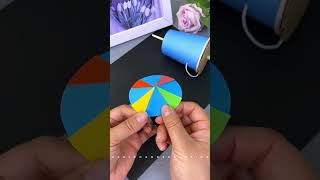 Amazing DIY Paper Carousel Craft 🎡 Spin Magic with Simple Materials!