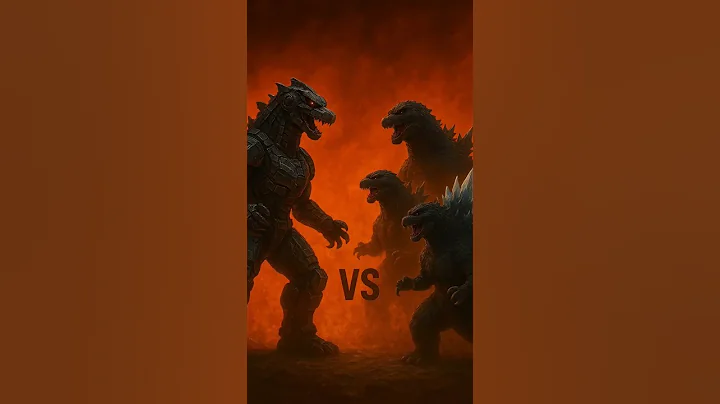 Mechagodzilla vs All Godzilla Forms 🔥 Godzilla vs Mechagodzilla 👑 Ultimate Battle Shorts #Shorts
