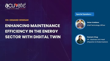 🌐 Unlock the Power of Digital Twins with Acuvate! 🚀