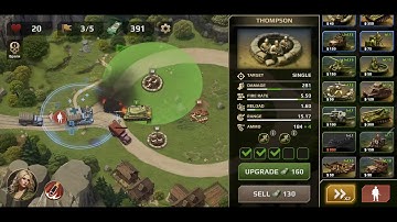 WWII Defense: RTS Army TD Game (mobile) Level 16 (Normal)