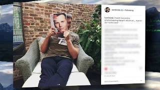 tom brady swings and misses on kanye west album cover post