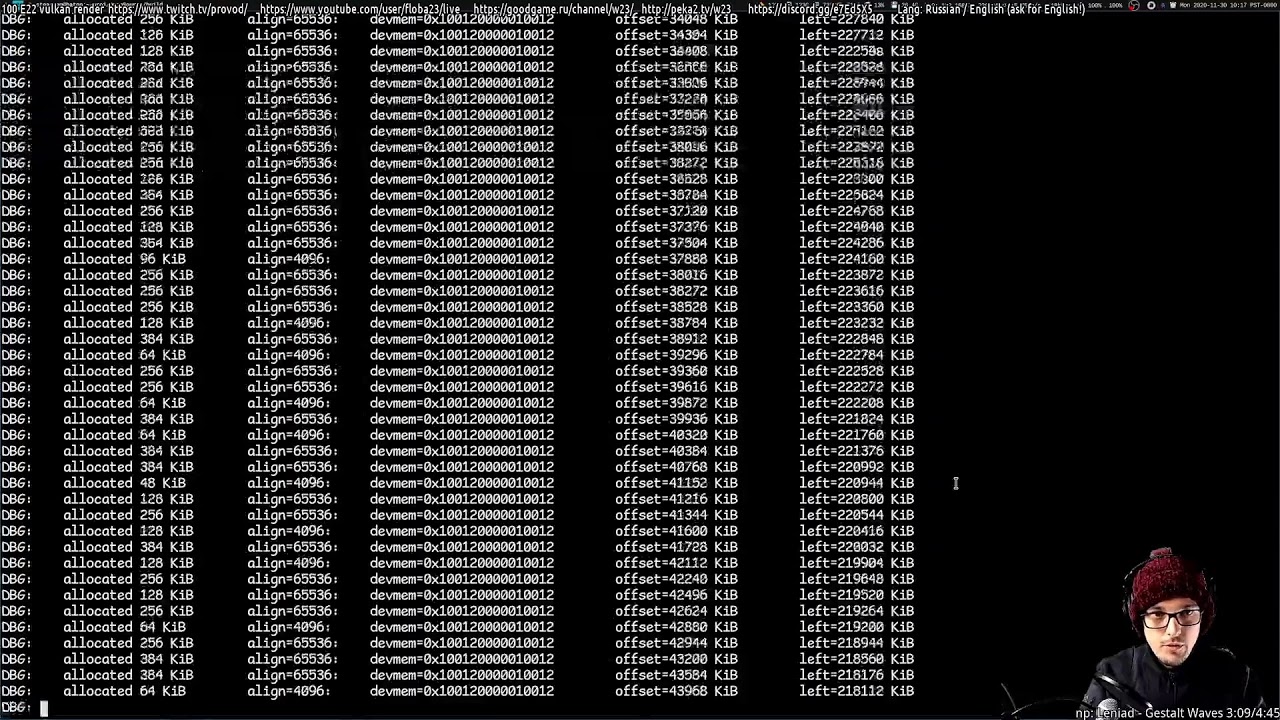 [RU/EN] 100 E22: learning vulkan to render HL maps; better memory ...