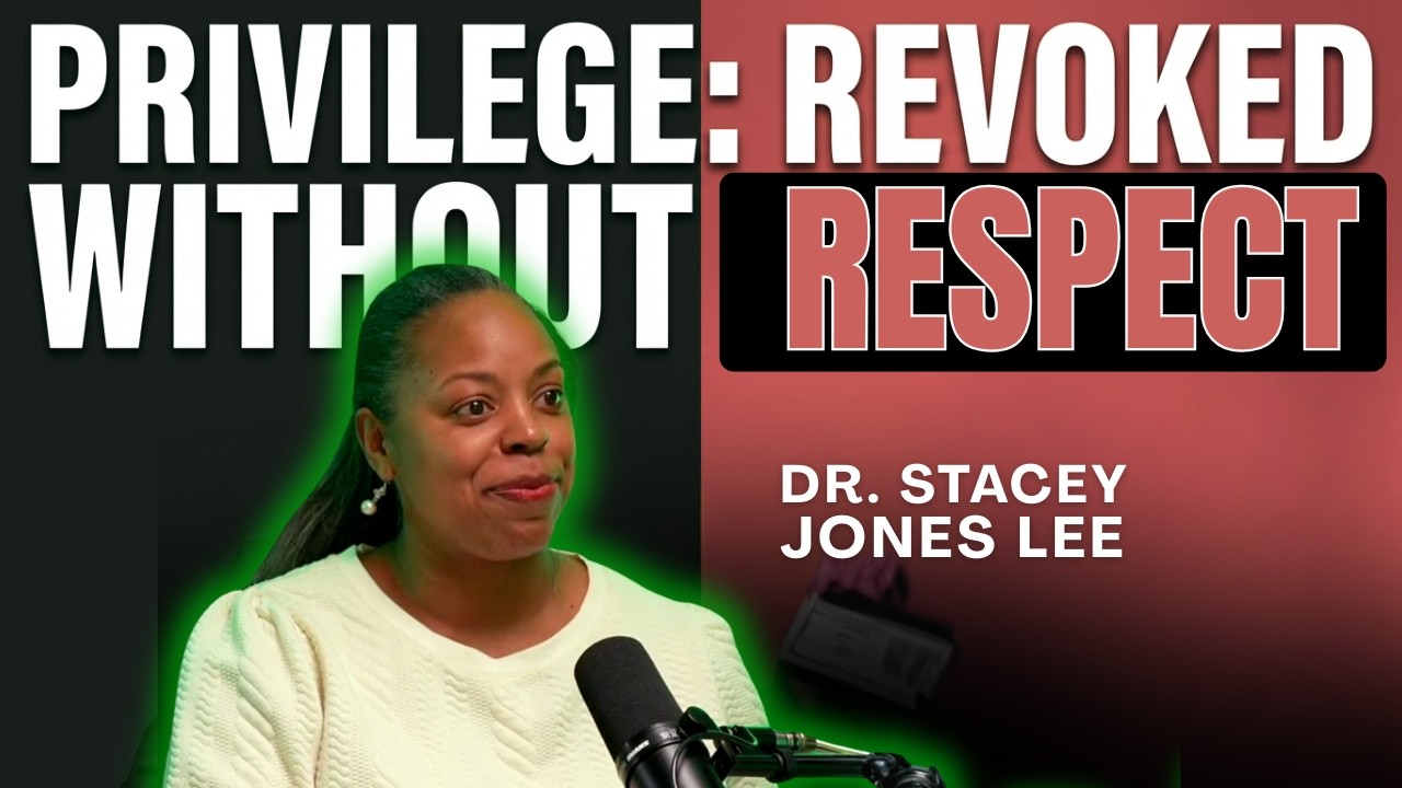 Privilege Disappears Without Respect: How to Thrive in Predominantly White Spaces | Dr. Stacey Lee